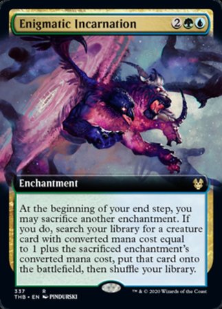Enigmatic Incarnation (Extended Art) [Theros Beyond Death] | Good Games Cannington