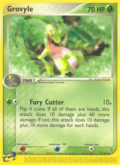 Grovyle (31/97) [EX: Dragon] | Good Games Cannington