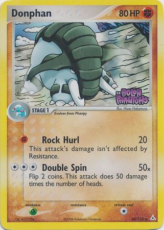 Donphan (40/110) (Stamped) [EX: Holon Phantoms] | Good Games Cannington