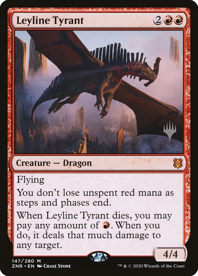Leyline Tyrant (Promo Pack) [Zendikar Rising Promos] | Good Games Cannington