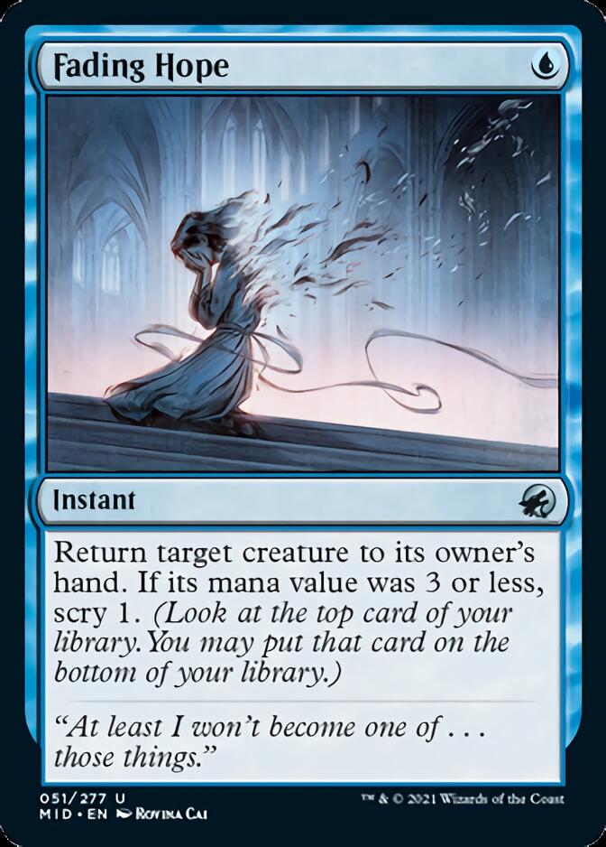 Fading Hope [Innistrad: Midnight Hunt] | Good Games Cannington