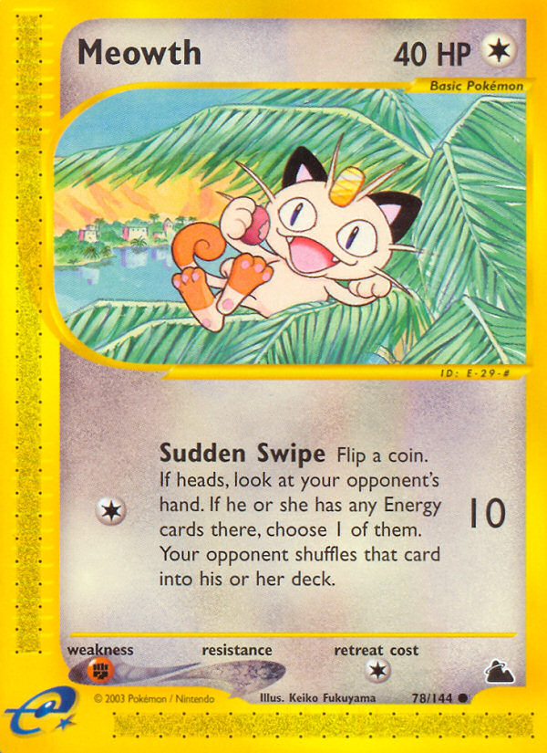 Meowth (78/144) [Skyridge] | Good Games Cannington