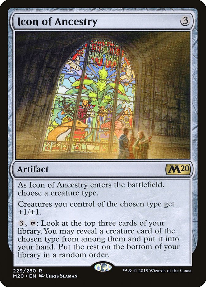 Icon of Ancestry [Core Set 2020] | Good Games Cannington