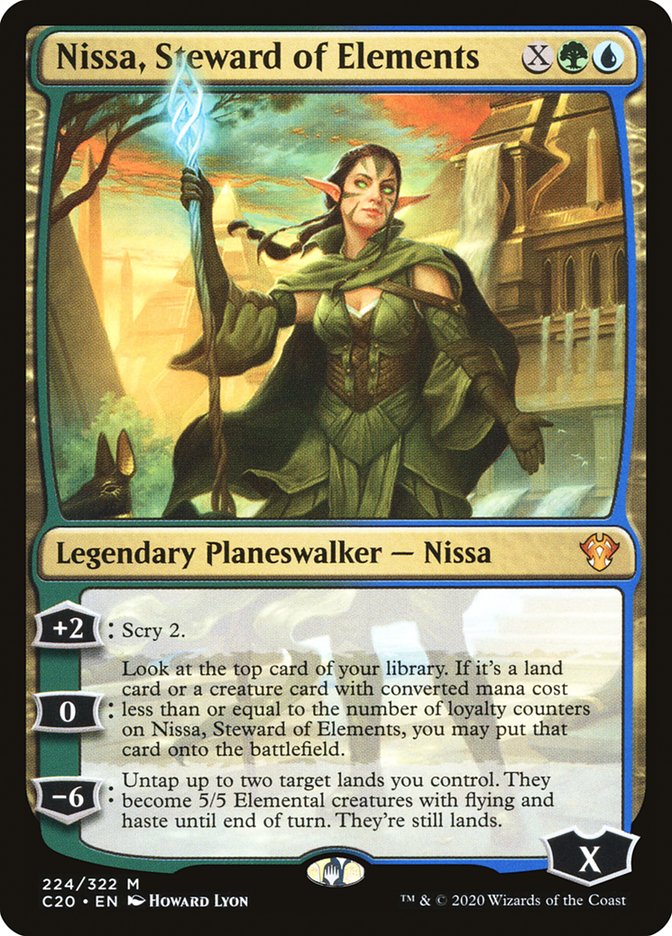 Nissa, Steward of Elements [Commander 2020] | Good Games Cannington