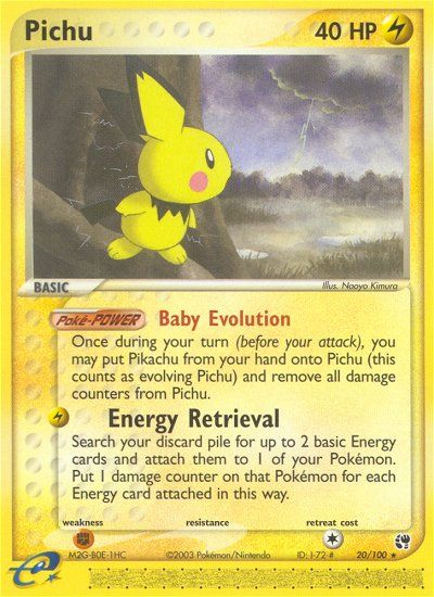 Pichu (20/100) [EX: Sandstorm] | Good Games Cannington