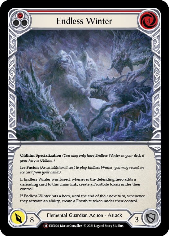 Endless Winter [U-ELE004] Unlimited Rainbow Foil | Good Games Cannington