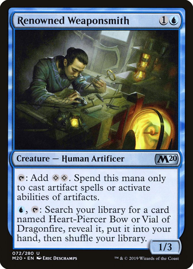 Renowned Weaponsmith [Core Set 2020] | Good Games Cannington