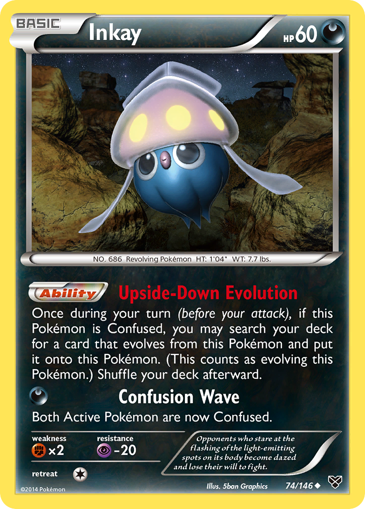 Inkay (74/146) [XY: Base Set] | Good Games Cannington