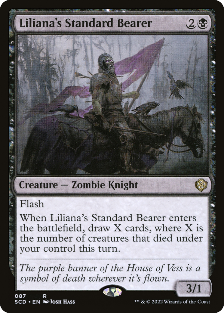 Liliana's Standard Bearer [Starter Commander Decks] | Good Games Cannington
