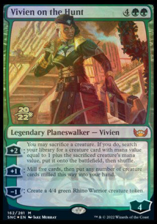 Vivien on the Hunt [Streets of New Capenna Prerelease Promos] | Good Games Cannington