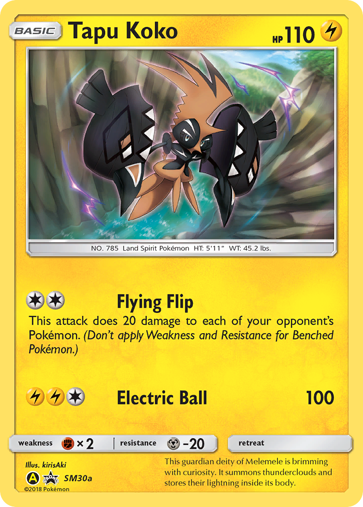 Tapu Koko (SM30a) [Sun & Moon: Black Star Promos] | Good Games Cannington