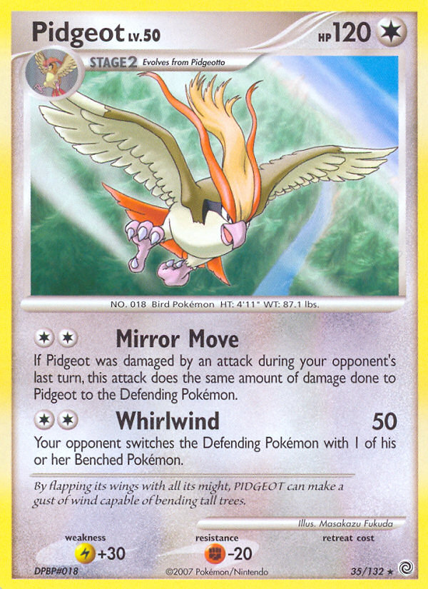 Pidgeot (35/132) [Diamond & Pearl: Secret Wonders] | Good Games Cannington