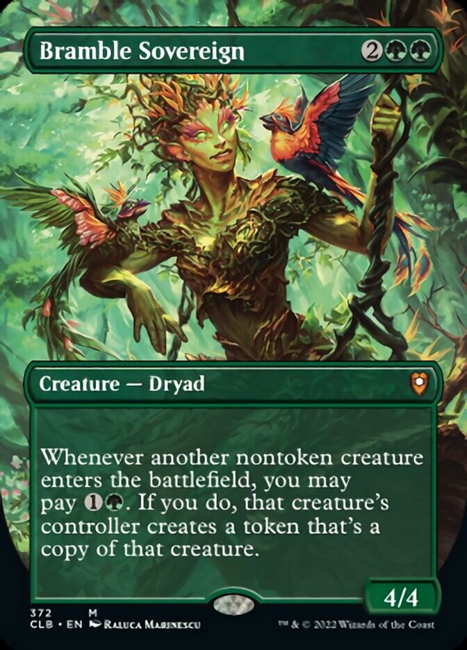 Bramble Sovereign (Borderless Alternate Art) [Commander Legends: Battle for Baldur's Gate] | Good Games Cannington