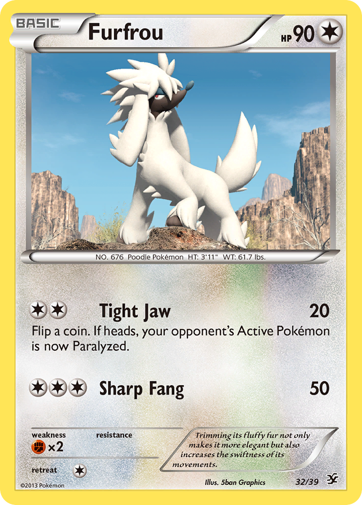 Furfrou (32/39) [XY: Kalos Starter Set] | Good Games Cannington