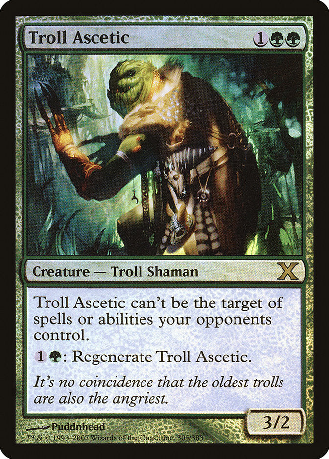 Troll Ascetic (Premium Foil) [Tenth Edition] | Good Games Cannington