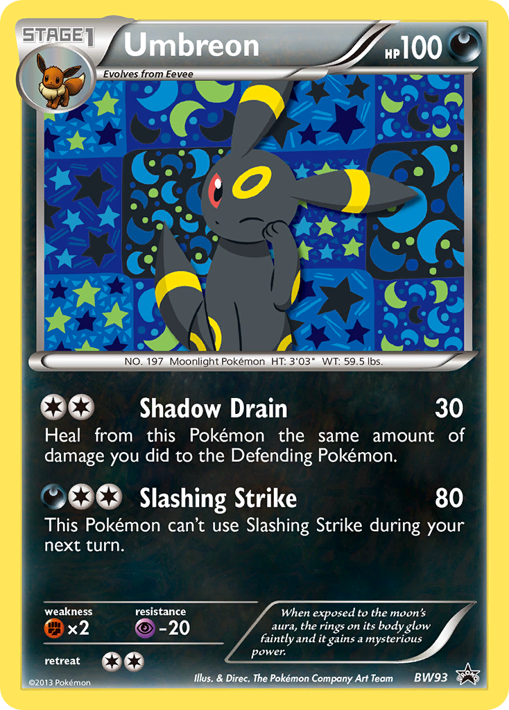 Umbreon (BW93) [Black & White: Black Star Promos] | Good Games Cannington