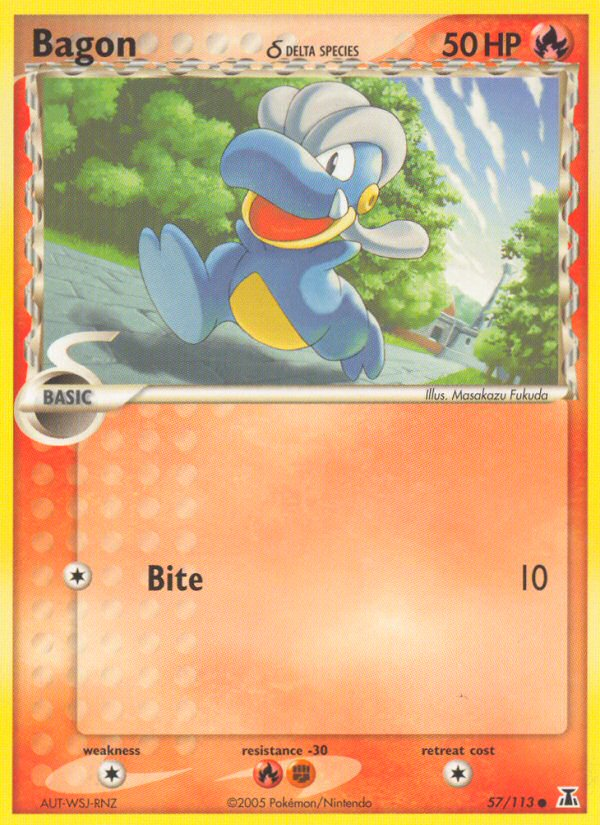 Bagon (57/113) (Delta Species) [EX: Delta Species] | Good Games Cannington