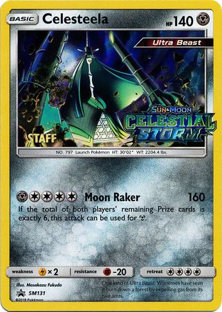 Celesteela (SM131) (Staff Prerelease Promo) [Sun & Moon: Black Star Promos] | Good Games Cannington