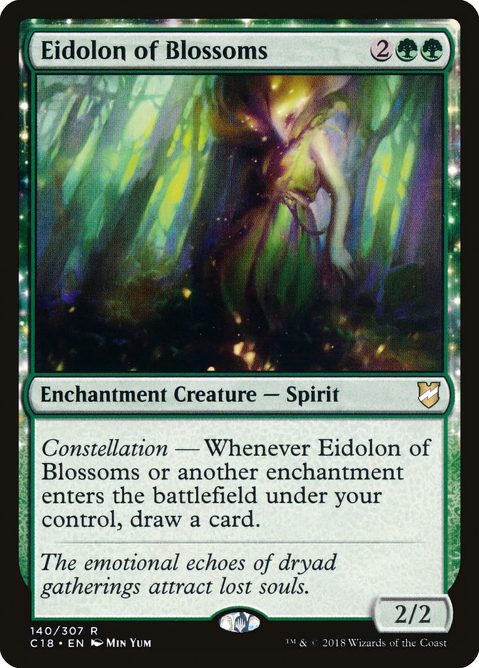 Eidolon of Blossoms [Commander 2018] | Good Games Cannington