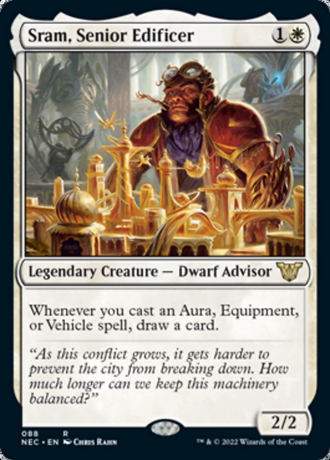 Sram, Senior Edificer [Kamigawa: Neon Dynasty Commander] | Good Games Cannington