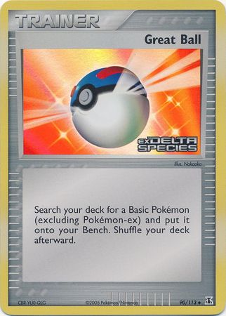 Great Ball (90/113) (Stamped) [EX: Delta Species] | Good Games Cannington