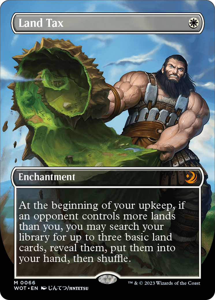 Land Tax (Anime Borderless) [Wilds of Eldraine: Enchanting Tales] | Good Games Cannington