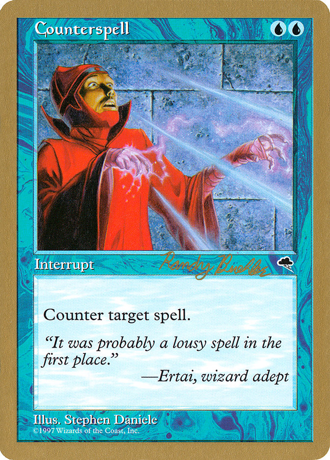 Counterspell (Randy Buehler) [World Championship Decks 1998] | Good Games Cannington