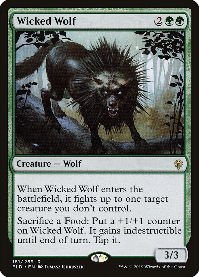 Wicked Wolf [Throne of Eldraine] | Good Games Cannington