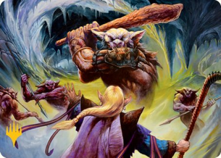Den of the Bugbear (Dungeon Module) Art Card (Gold-Stamped Signature) [Dungeons & Dragons: Adventures in the Forgotten Realms Art Series] | Good Games Cannington