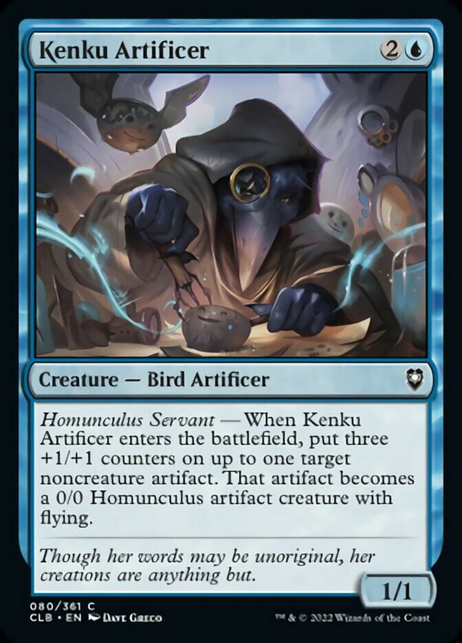 Kenku Artificer [Commander Legends: Battle for Baldur's Gate] | Good Games Cannington