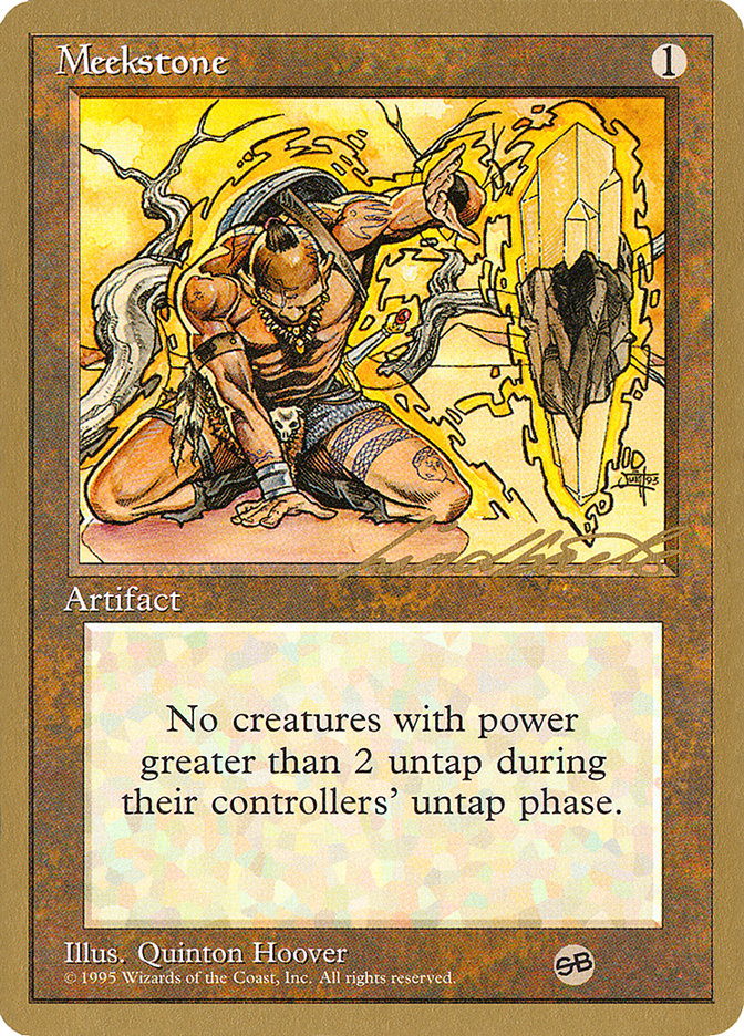 Meekstone (Leon Lindback) (SB) [Pro Tour Collector Set] | Good Games Cannington