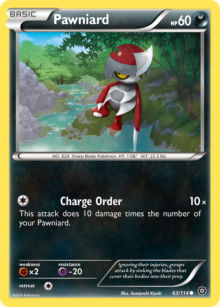 Pawniard (63/114) [XY: Steam Siege] | Good Games Cannington