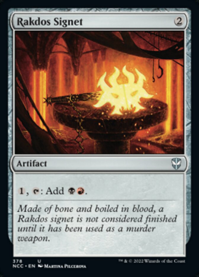 Rakdos Signet [Streets of New Capenna Commander] | Good Games Cannington