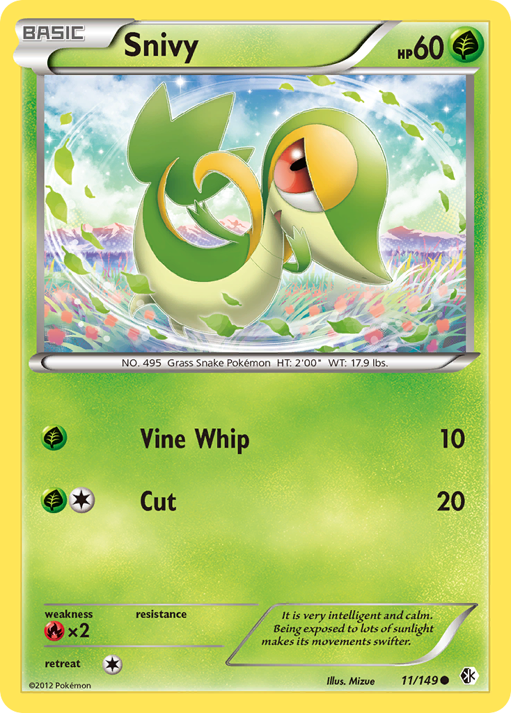 Snivy (11/149) [Black & White: Boundaries Crossed] | Good Games Cannington