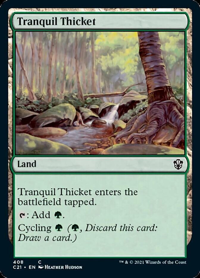 Tranquil Thicket [Commander 2021] | Good Games Cannington