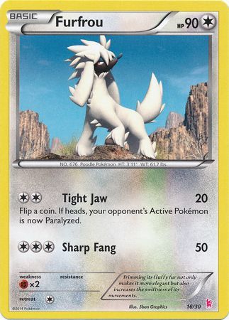 Furfrou (16/30) [XY: Trainer Kit - Sylveon] | Good Games Cannington
