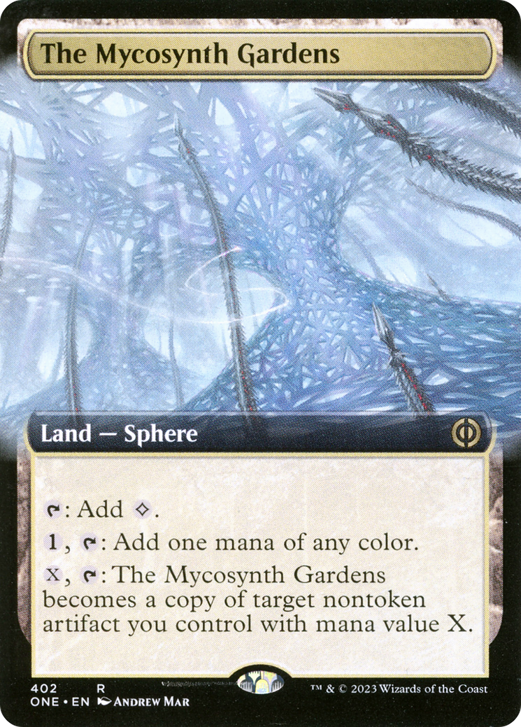 The Mycosynth Gardens (Extended Art) [Phyrexia: All Will Be One] | Good Games Cannington