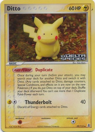Ditto (39/113) (Stamped) [EX: Delta Species] | Good Games Cannington
