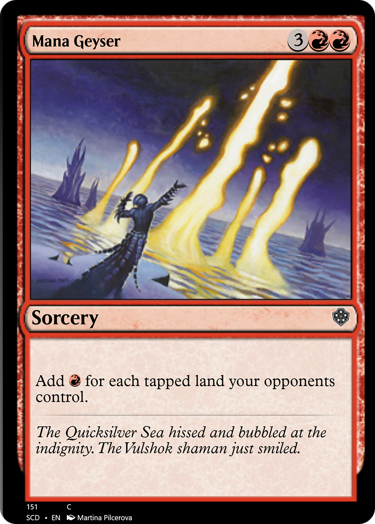 Mana Geyser [Starter Commander Decks] | Good Games Cannington