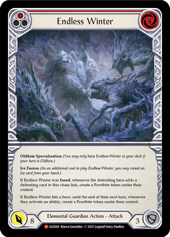 Endless Winter [ELE004] (Tales of Aria)  1st Edition Normal | Good Games Cannington