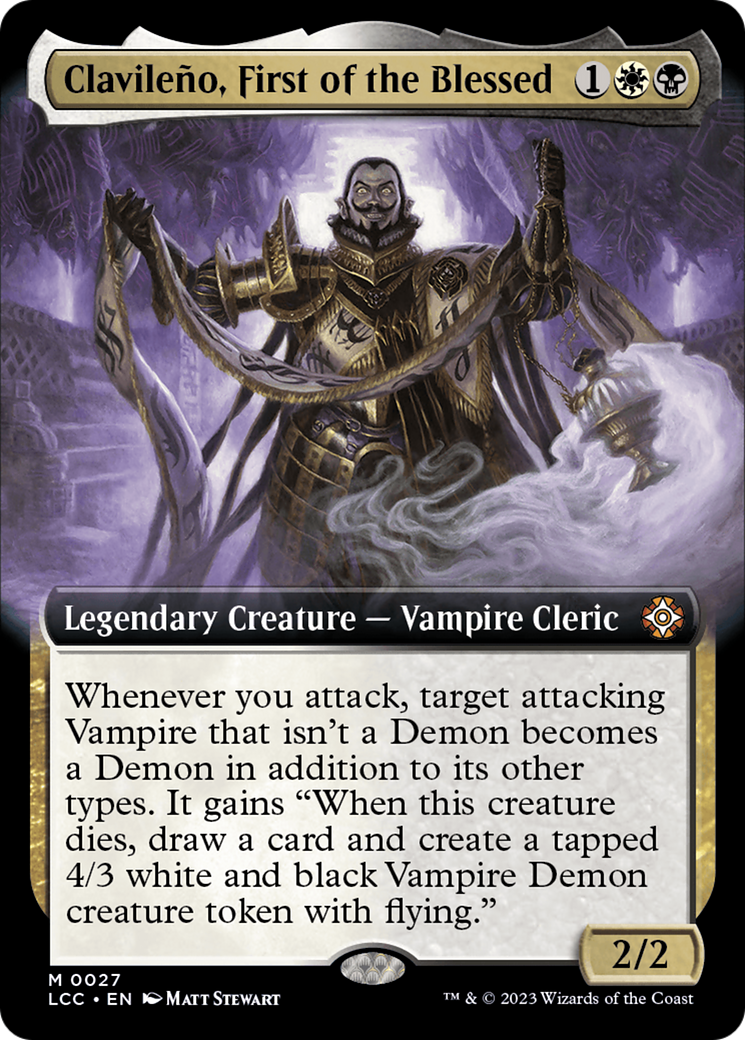Clavileno, First of the Blessed (Extended Art) [The Lost Caverns of Ixalan Commander] | Good Games Cannington