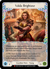 Valda Brightaxe [EVR019] (Everfest)  1st Edition Rainbow Foil | Good Games Cannington