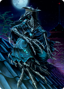 Jin-Gitaxias, Progress Tyrant Art Card [Kamigawa: Neon Dynasty Art Series] | Good Games Cannington