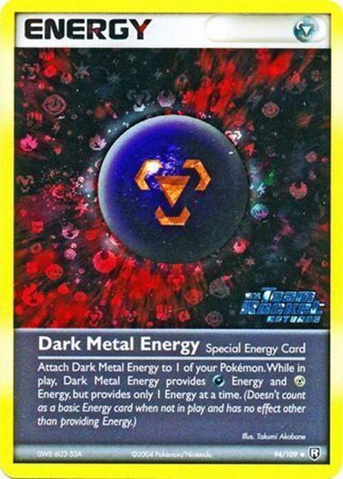 Dark Metal Energy (94/109) (Stamped) [EX: Team Rocket Returns] | Good Games Cannington