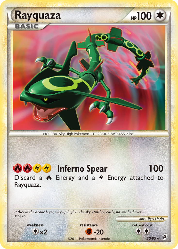 Rayquaza (20/95) [HeartGold & SoulSilver: Call of Legends] | Good Games Cannington