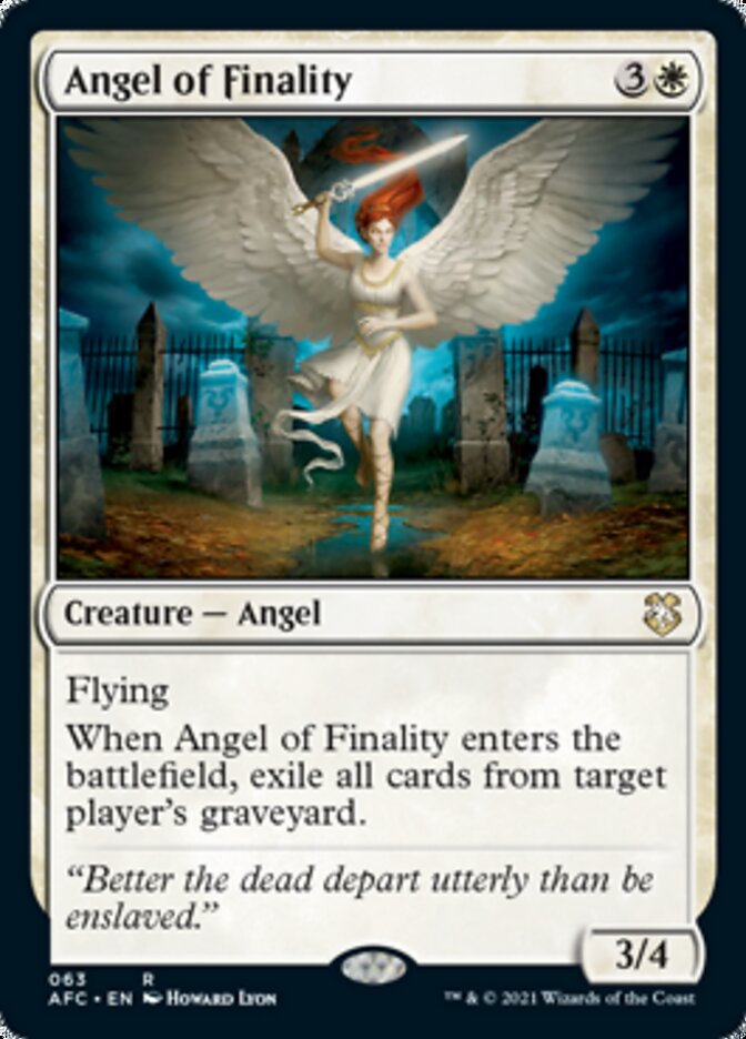 Angel of Finality [Dungeons & Dragons: Adventures in the Forgotten Realms Commander] | Good Games Cannington