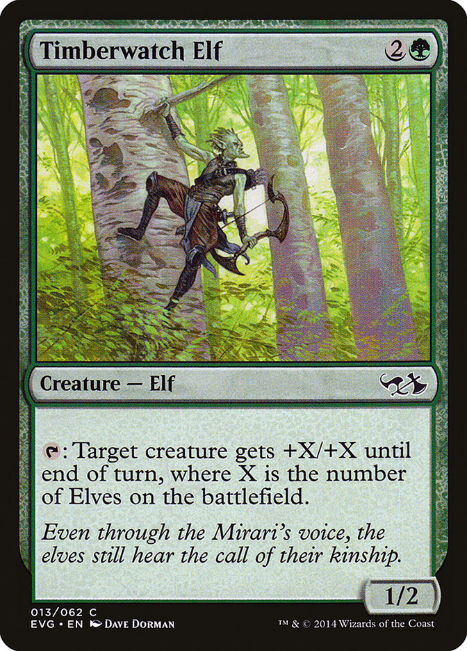 Timberwatch Elf (Elves vs. Goblins) [Duel Decks Anthology] | Good Games Cannington