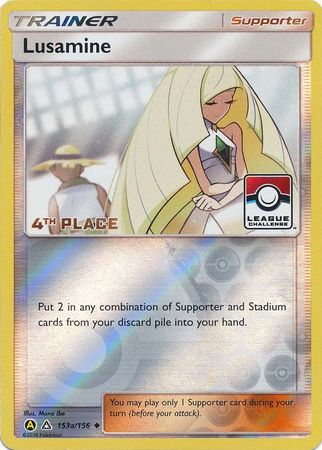 Lusamine (153a/156) (League Challenge Alt Art 4th Place) [Sun & Moon: Ultra Prism] | Good Games Cannington