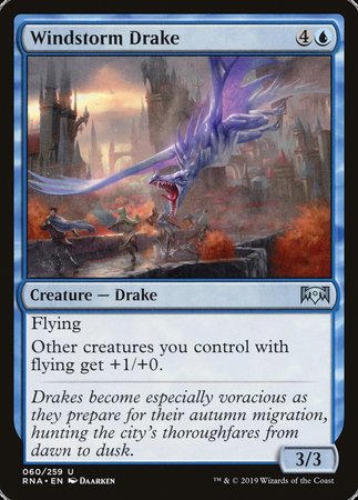 Windstorm Drake [Ravnica Allegiance] | Good Games Cannington