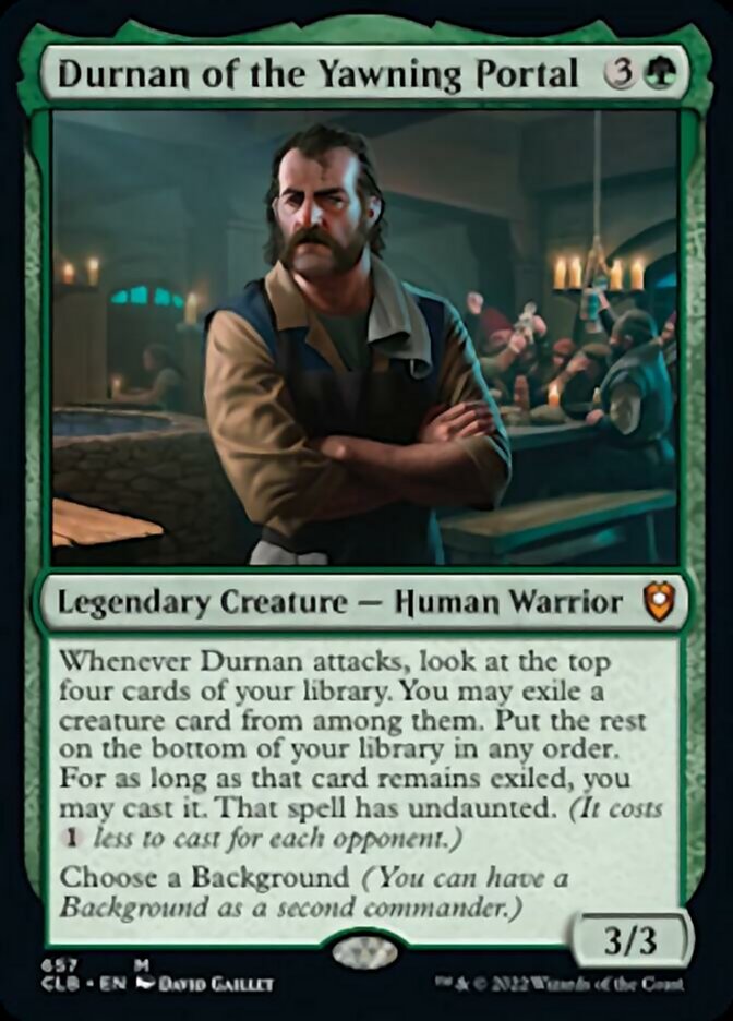 Durnan of the Yawning Portal [Commander Legends: Battle for Baldur's Gate] | Good Games Cannington